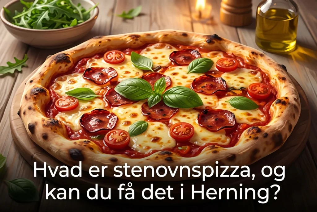 Professional header image for industry analysis: Hvad er stenovnspizza, og kan du få det i Herning?