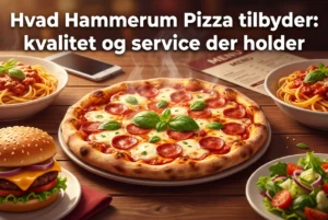 Professional header image for list-based article: Hvad Hammerum Pizza tilbyder: kvalitet og service der holder