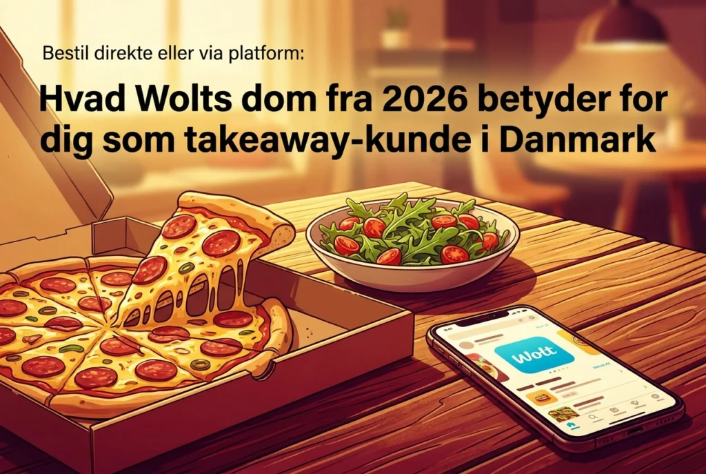 Professional header image for industry analysis: Bestil direkte eller via platform: Hvad Wolts dom fra 202...