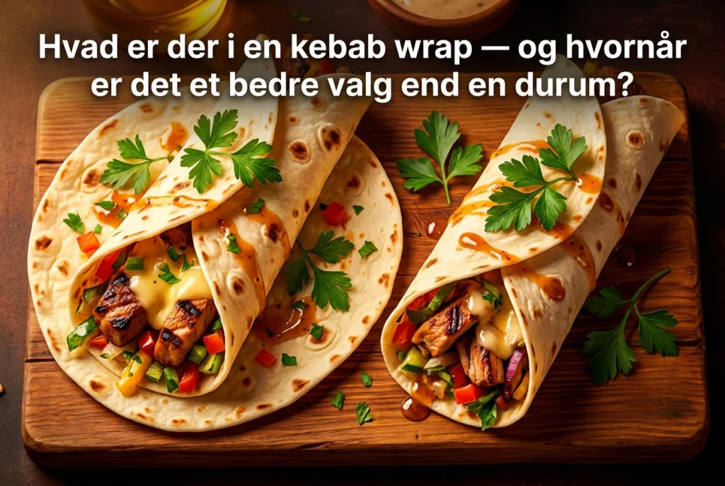 Professional header image for comparison analysis: Hvad er der i en kebab wrap — og hvornår er det et bedre ...